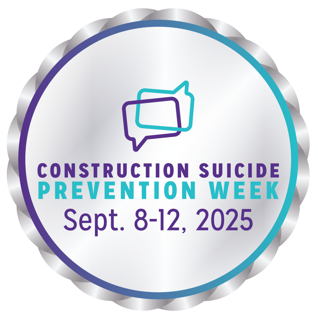 Construction Suicide Prevention Week - OSHA Badge