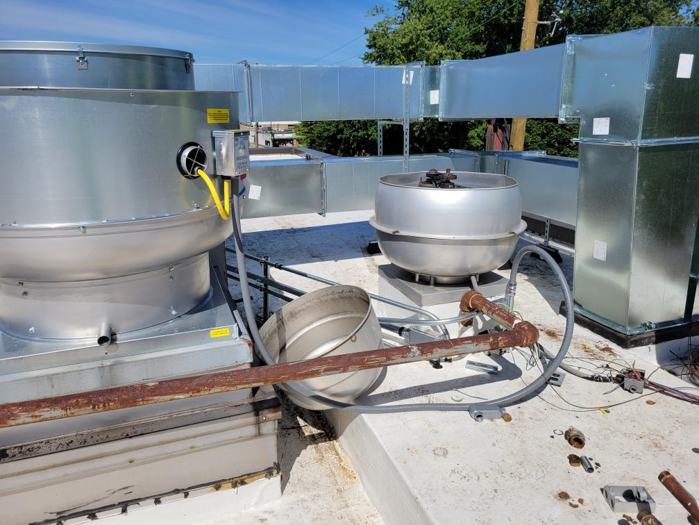 Roof Equipment - exhaust Fans