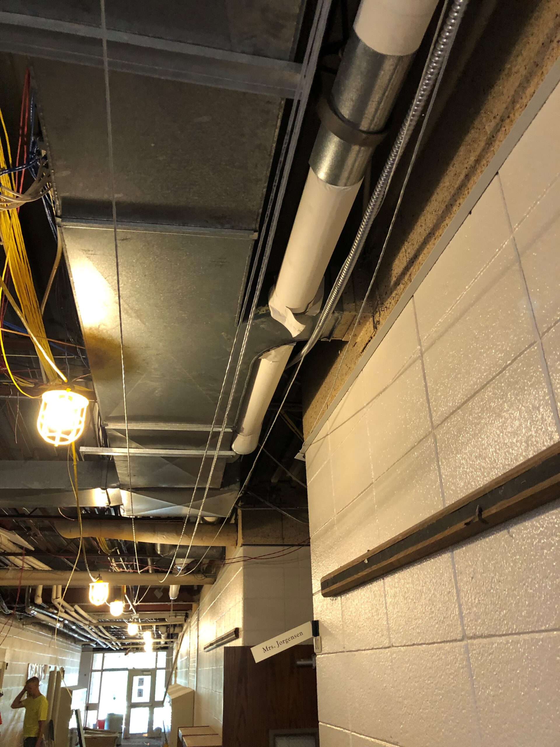 School Mechanical Renovation - Duct Work
