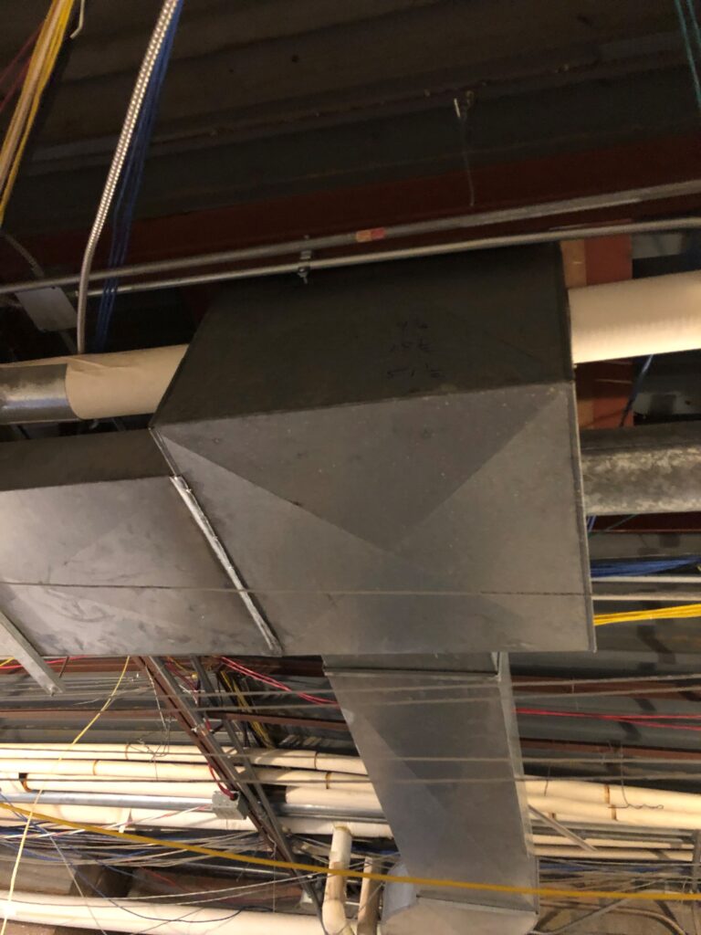 School Mechanical Renovation - duct work