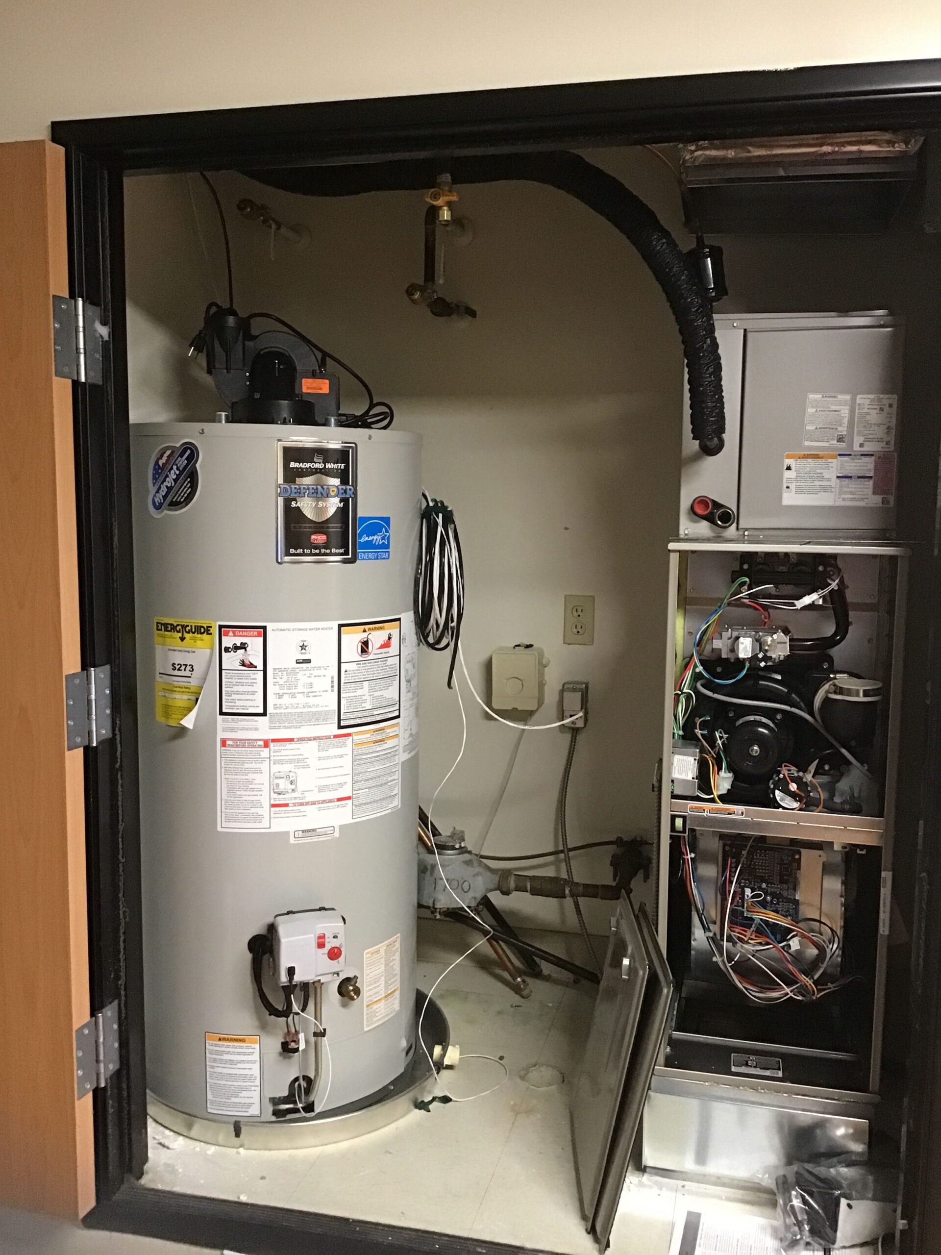 Water heater & furnace